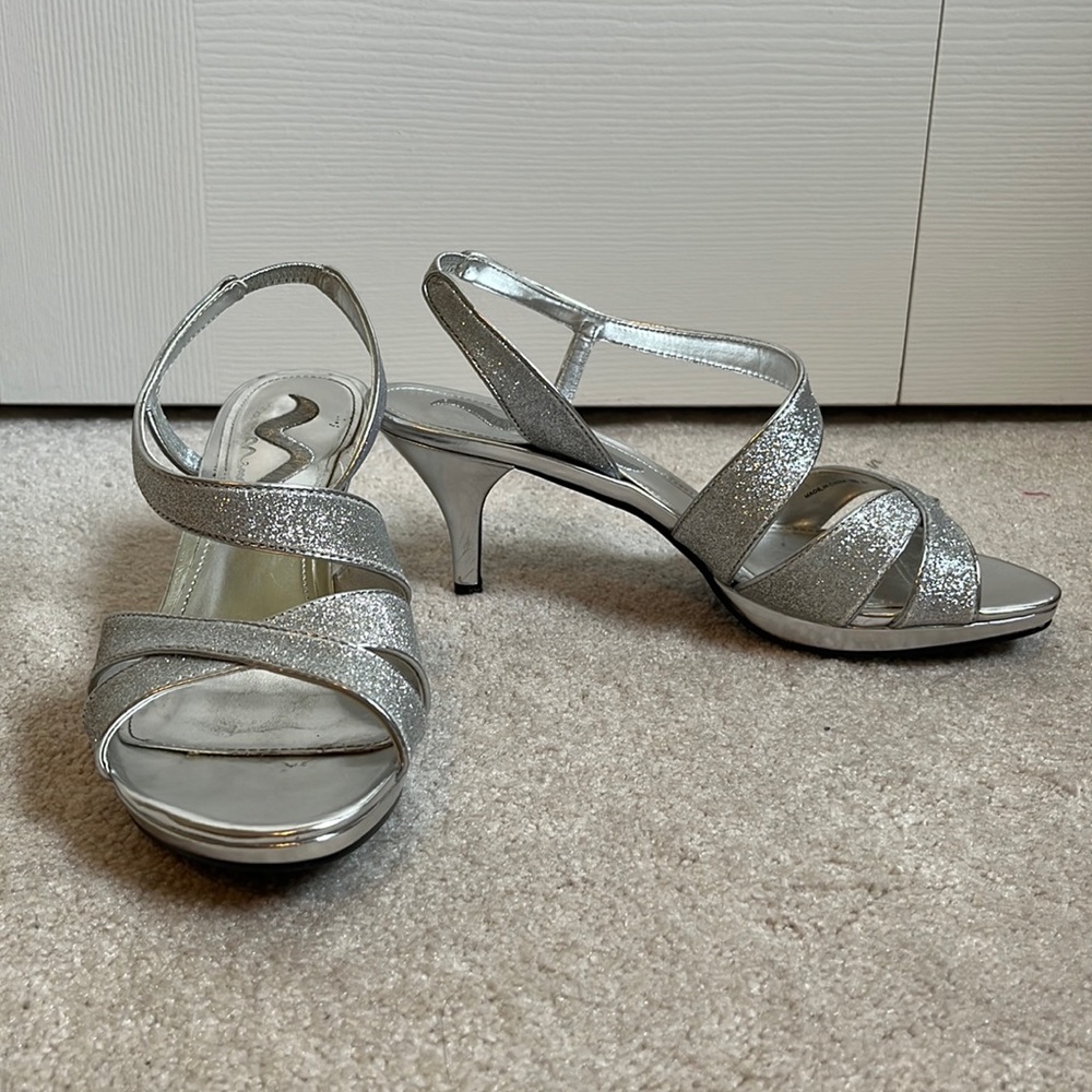 Silver heels